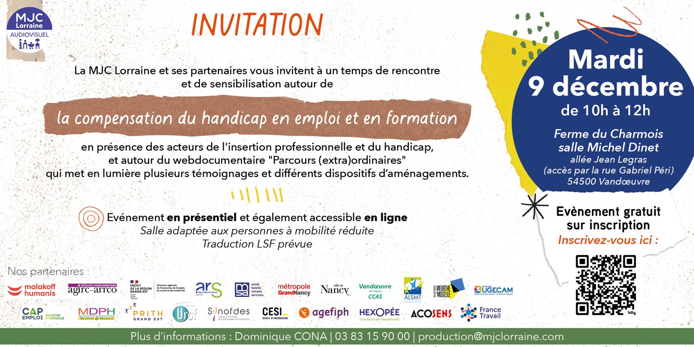 invitation MJC Lorraine